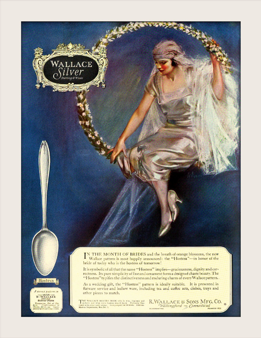 Advertisement for Wallace Silver