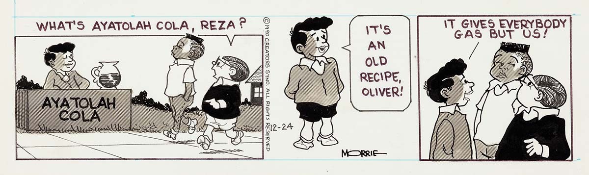 “Wee Pals” comic strip, December 24, 1990