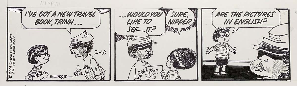 “Wee Pals” comic strip, February 10, 2009