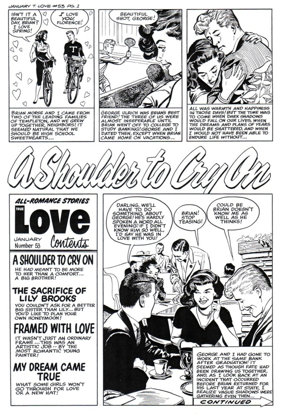 Page from “True Love” #53, 1958