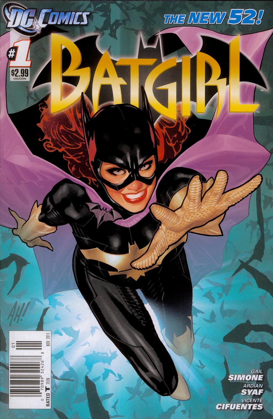 Cover of “Batgirl,” Vol. 4 #1, November 2011