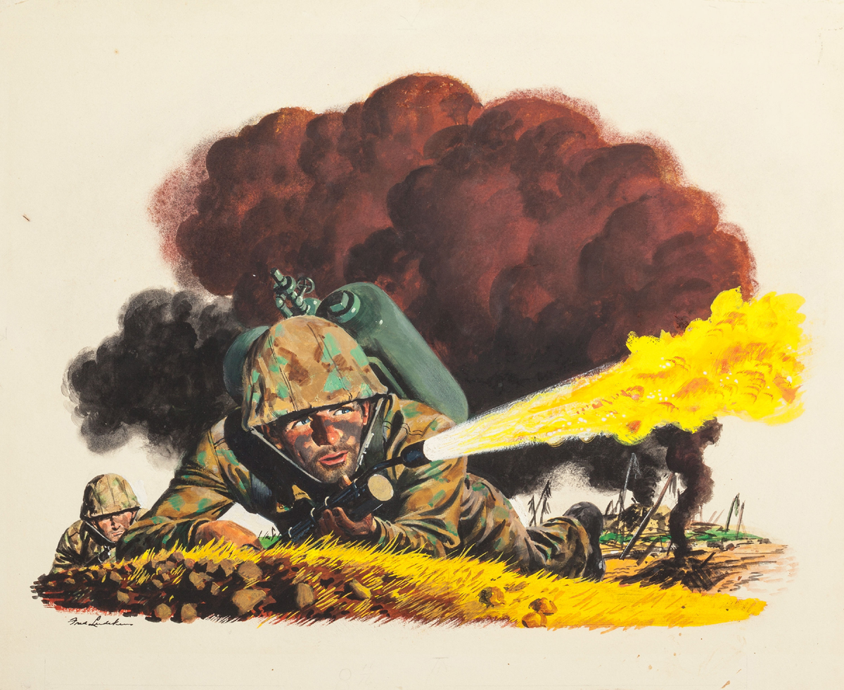 Soldier with Flamethrower
