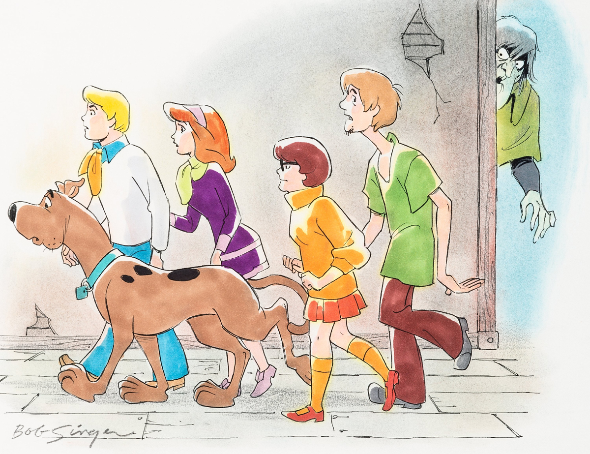 Scooby, Shaggy, Freddie, Velma, and Daphne, and the Ghost of Elias Kingston