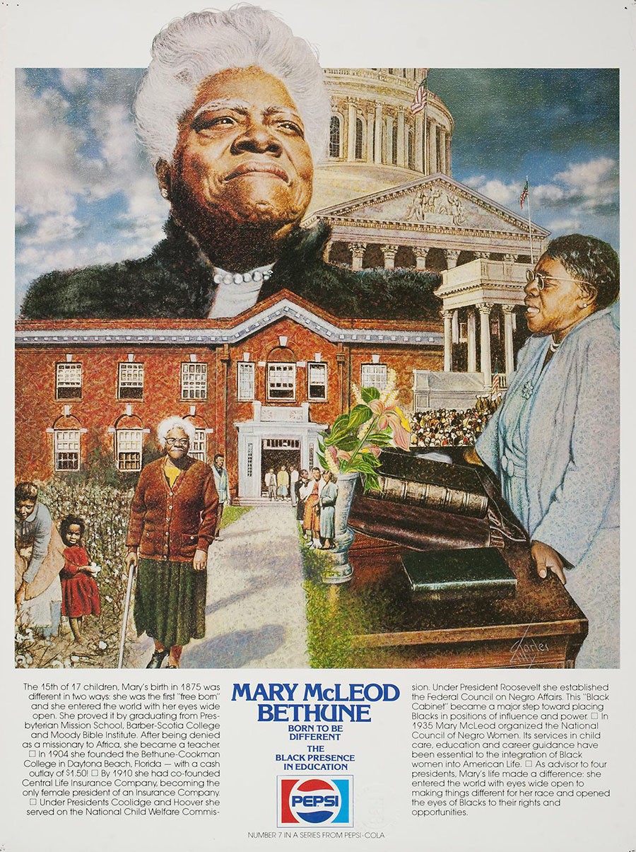 Pepsi advertisement, Mary McLeod Bethune