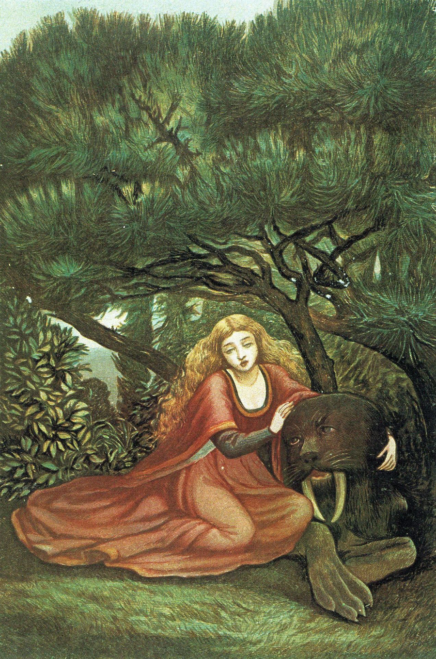 Cover of “Beauty and the Beast. An old tale new-told, with pictures, by E.V.B.”