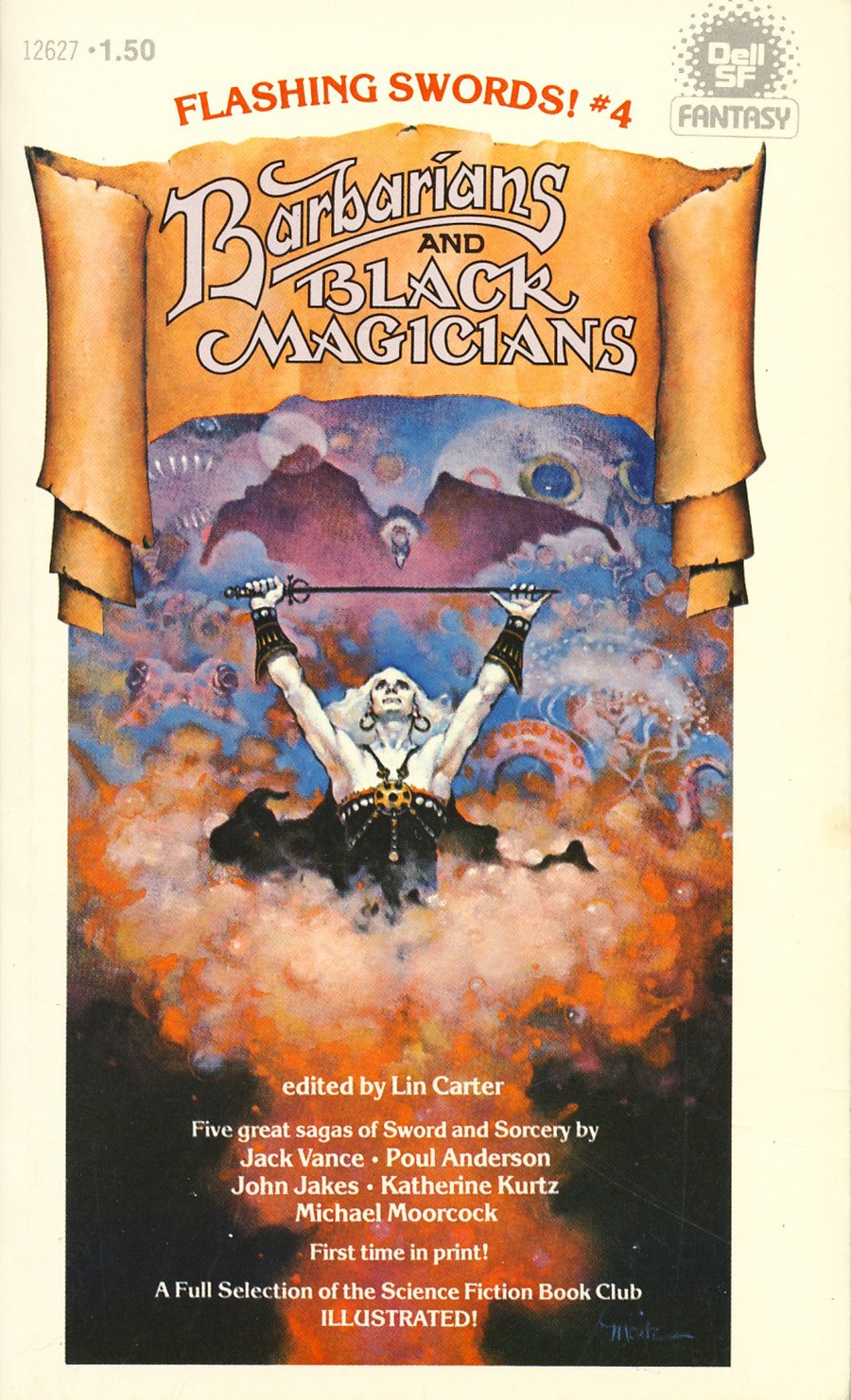 Cover of “Flashing Swords! #4: Barbarians and Black Magicians”