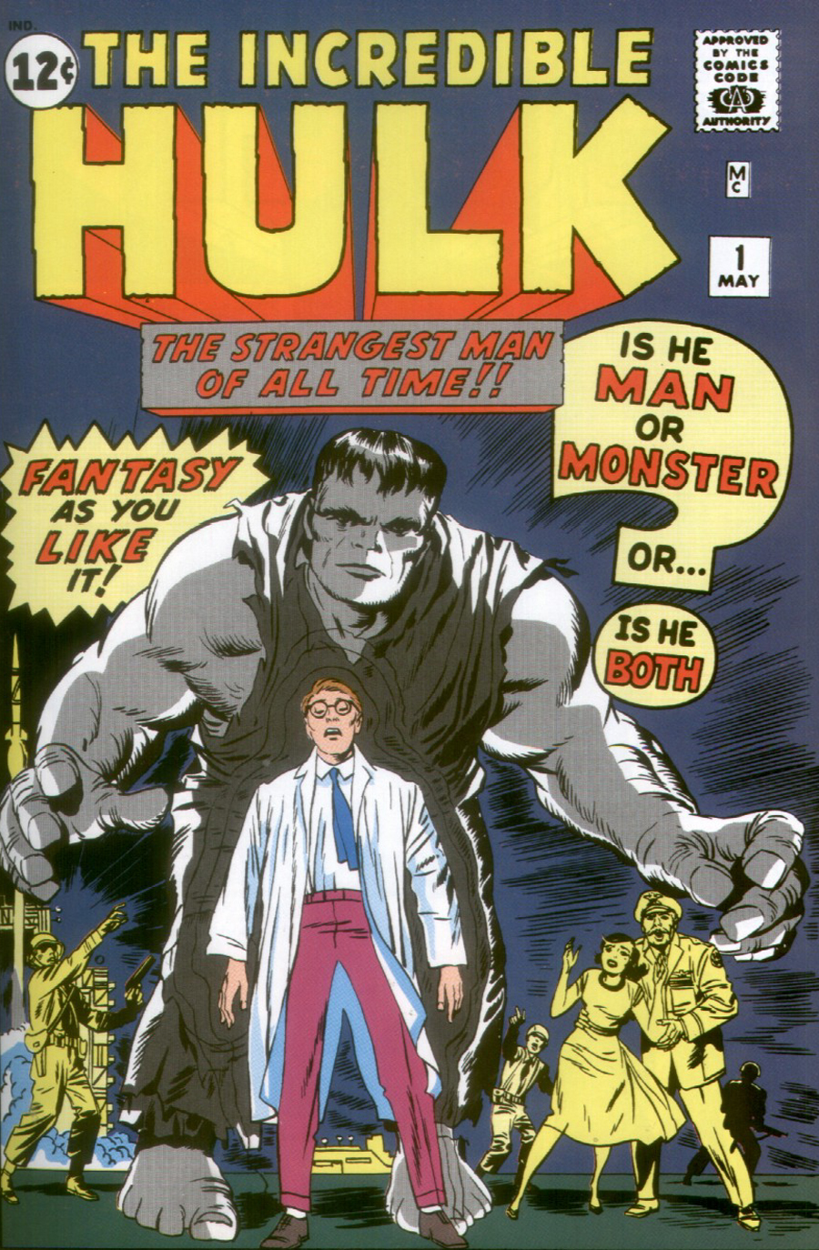 Cover of “The Incredible Hulk” #1, May 1962