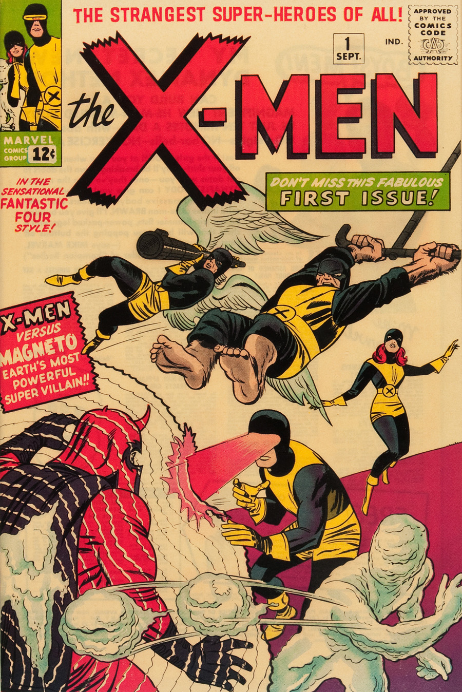 Cover of “X-Men” #1, September 1963